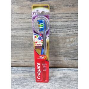 Colgate 360⁰  SOFT Toothbrush-Cheek & Tongue Cleaner For Whole Mouth Clean